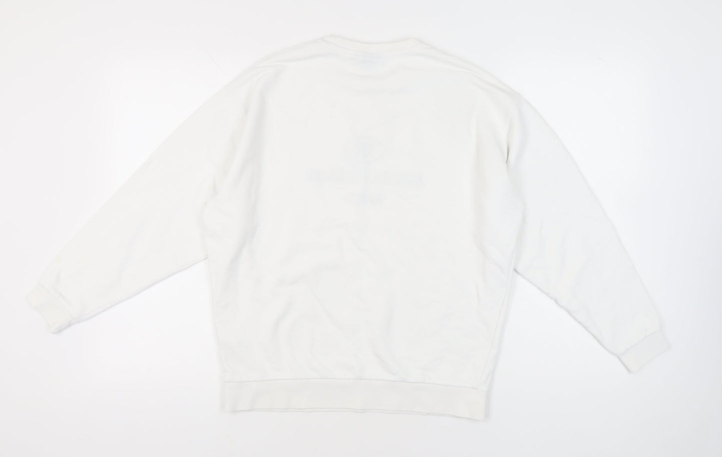 ASOS Men’s White Logo Sweatshirt XS Pullover Paris Graphic