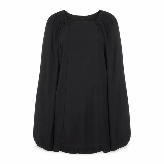 Zara Women Black Shift Dress Size 8 Short Sleeve Classic Style