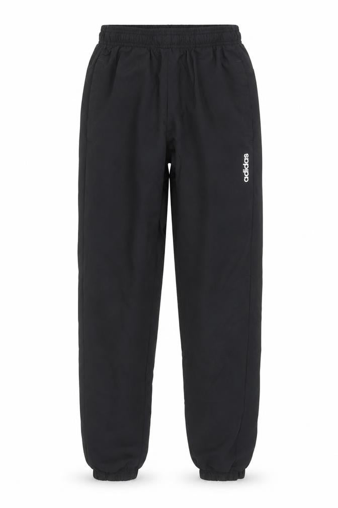 Adidas Men’s Black Jogger Trousers Size S Polyester Tapered
