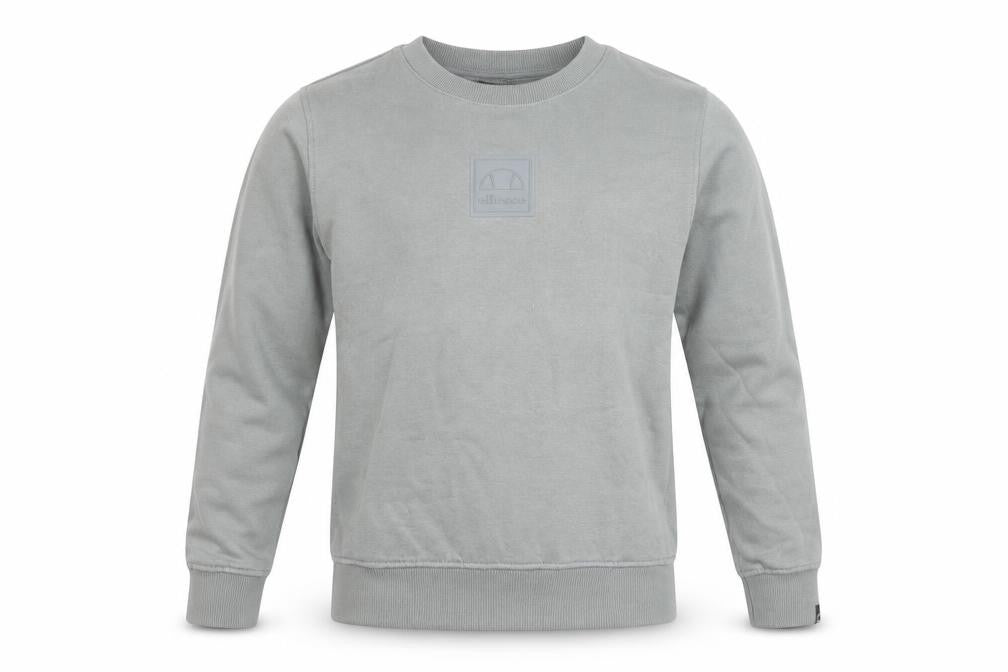 Ellesse Boys Grey Sweatshirt 12-13Y Pullover Logo Crew Neck Fleece
