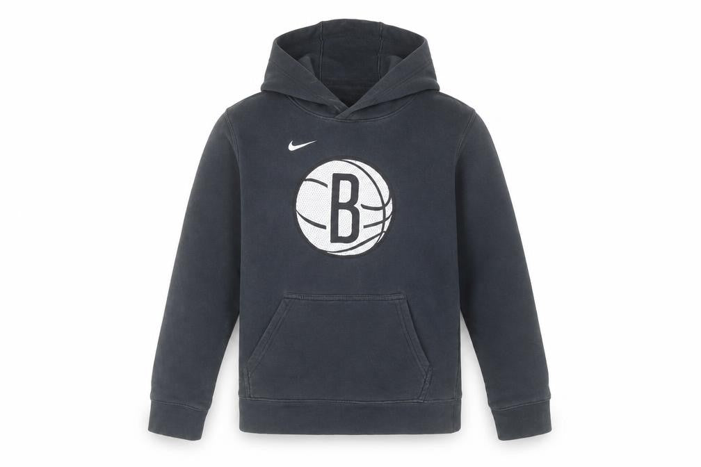 Nike Boys Black Pullover Hoodie M 150-160cm Basketball Logo