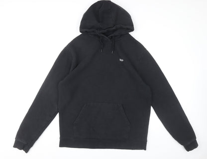 Myprotein Men’s Black XL Pullover Hoodie Fleece Cotton Blend