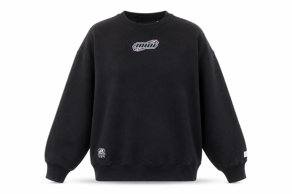 Minicream Women’s Black XS Pullover Sweatshirt Anime Graphic