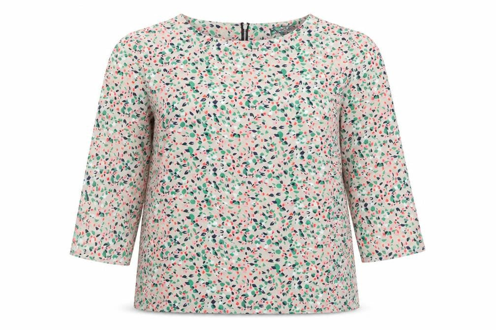 New York Laundry Women’s Multicoloured Floral 3/4 Sleeve Blouse Size 14