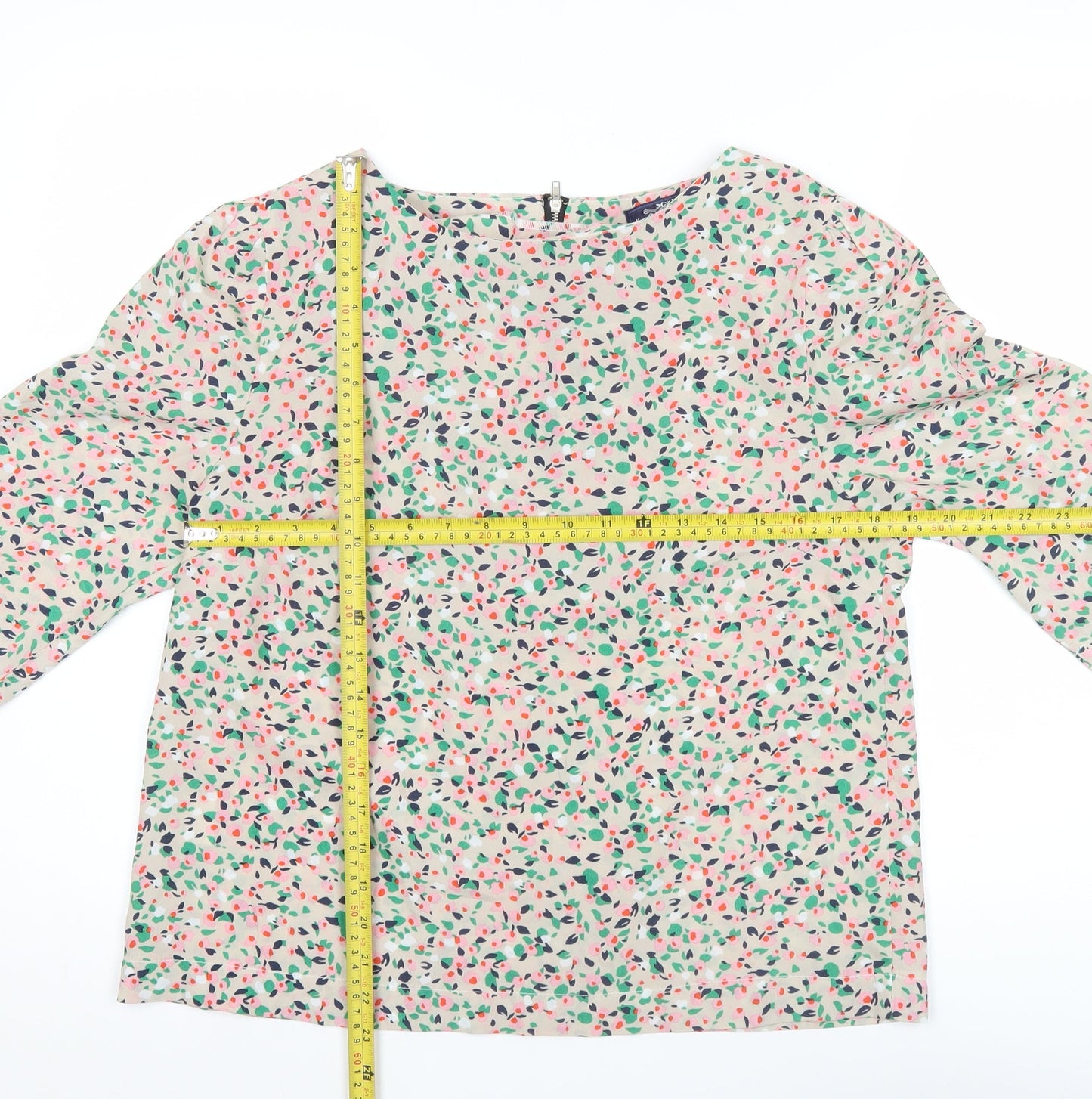 New York Laundry Women’s Multicoloured Floral 3/4 Sleeve Blouse Size 14