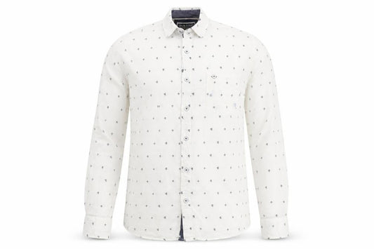 Killer Jeans Men’s White Cotton Long Sleeve Button-Up Shirt M