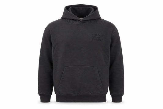 New Balance Mens Black Pullover Hoodie Size M Long Sleeve Graphic