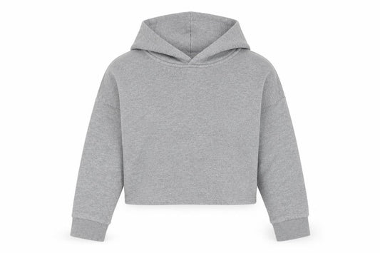 Puma Girls Grey Pullover Hoodie 13-14 Years Graphic Logo Sportswear