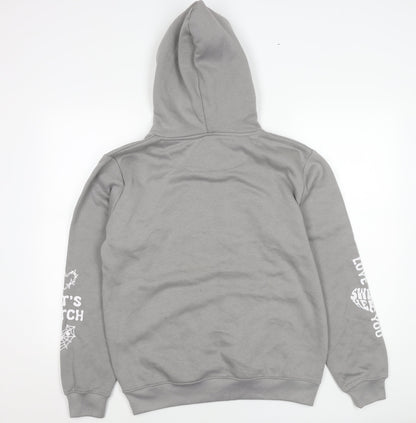NORTII WEST Men’s Grey Pullover Hoodie M Sweetheart Graphic
