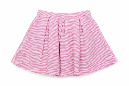 New Look Women’s Pink Striped A-Line Skirt Size 8 Short