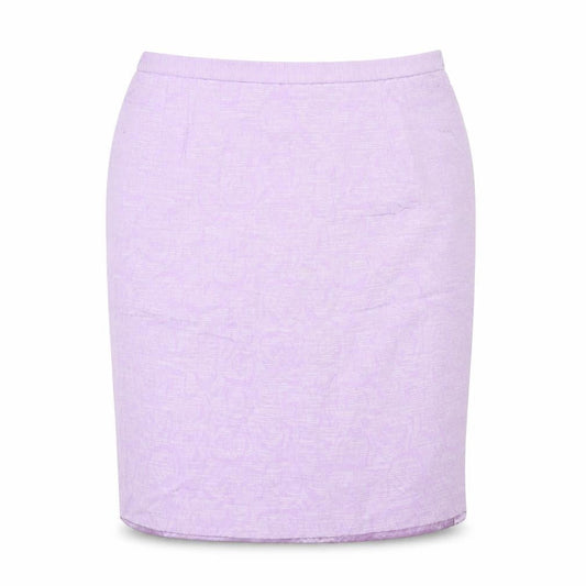 Eastex Womens Purple Size 22 Pencil Skirt Lined Viscose Cotton