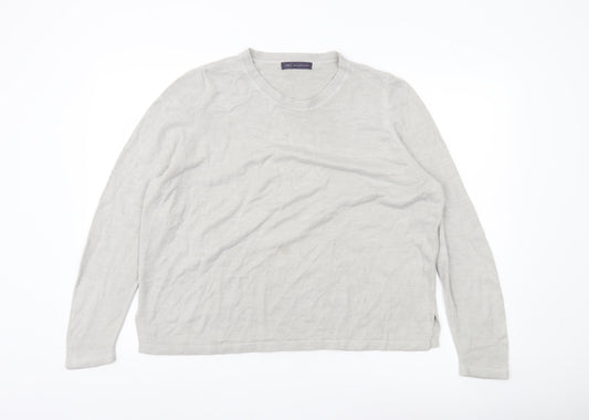 Marks and Spencer Women’s Grey Size 20 Acrylic Knit Jumper