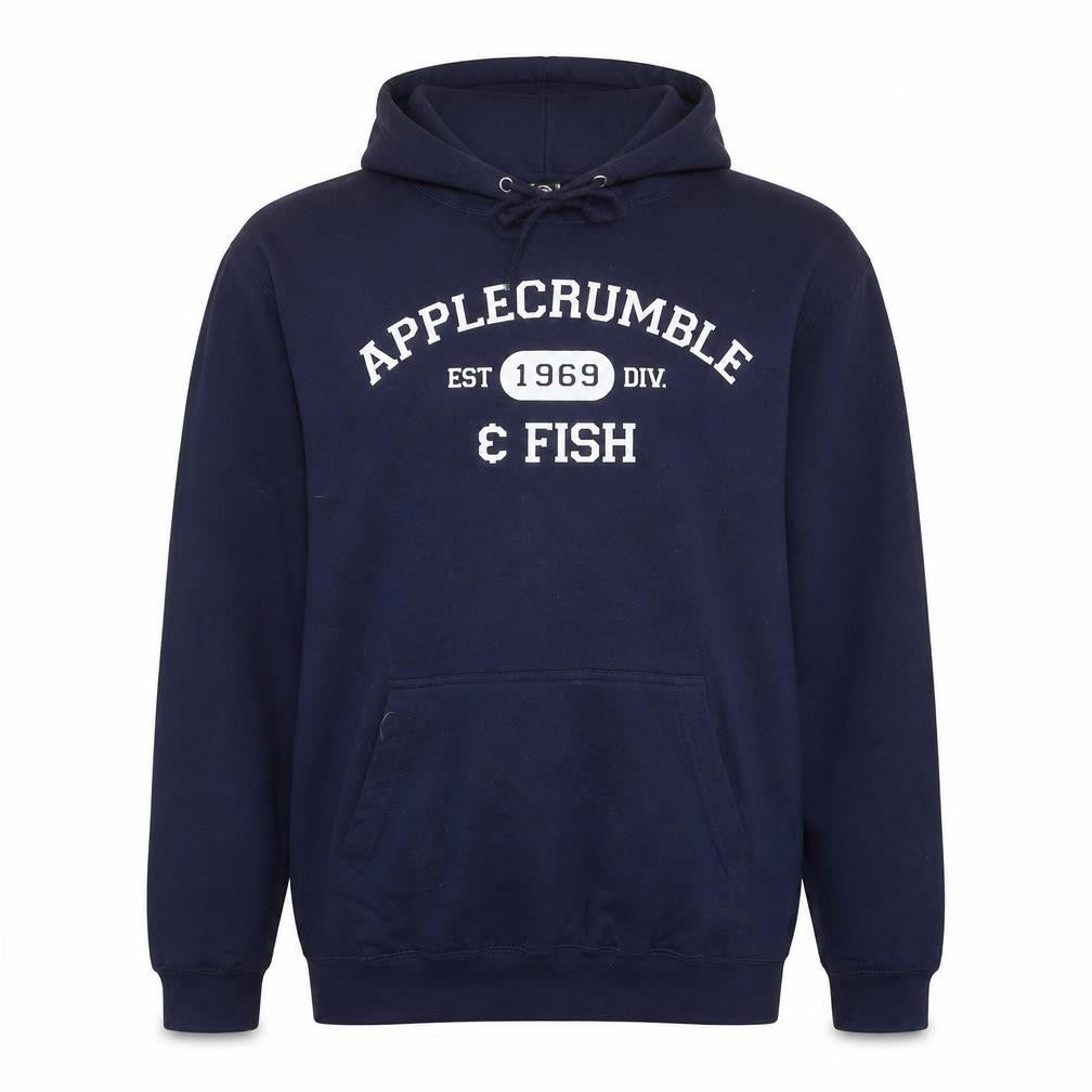 TeePublic Men’s Blue Pullover Hoodie L Logo Graphic Cotton Blend