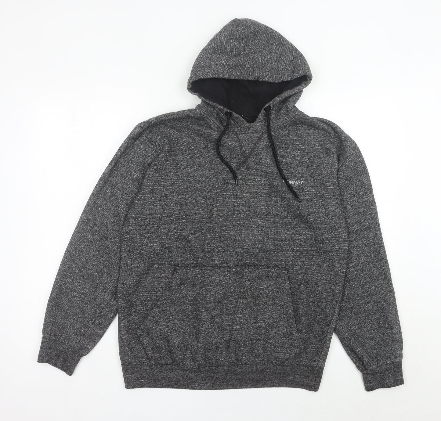 Donnay Men’s Grey Pullover Hoodie Medium Hooded Sweatshirt