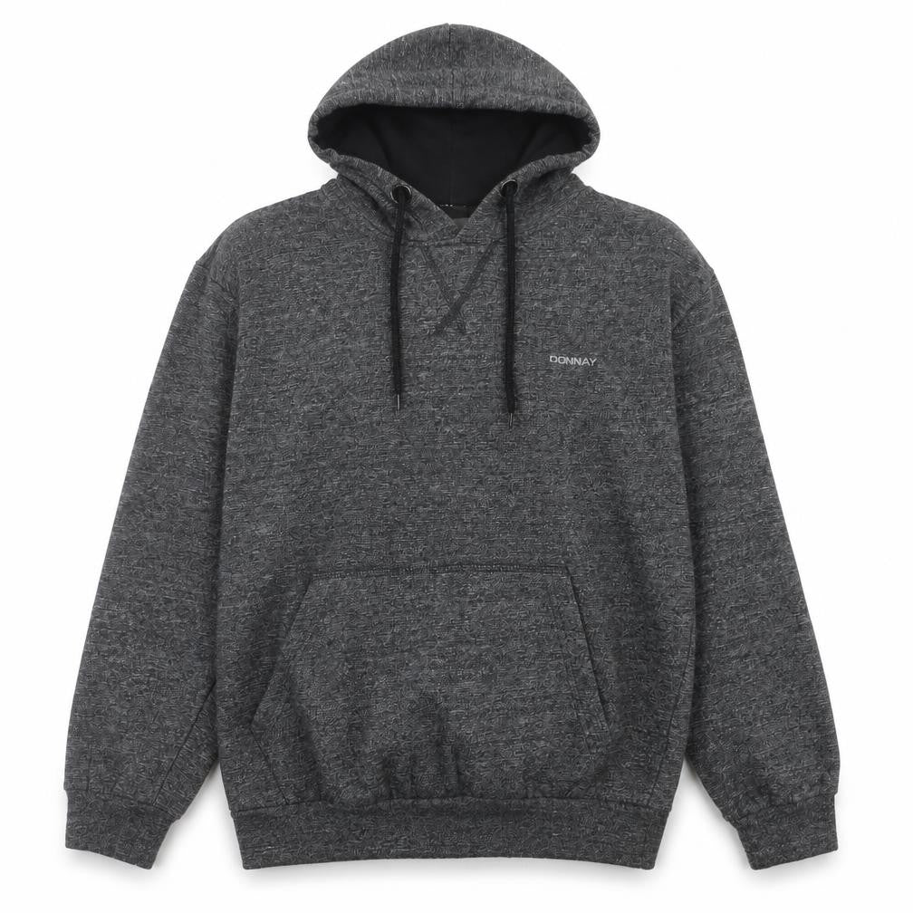 Donnay Men’s Grey Pullover Hoodie Medium Hooded Sweatshirt