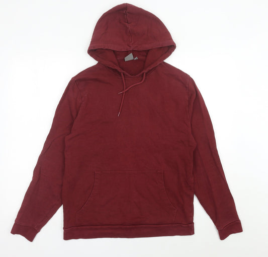 ASOS Men’s Red Pullover Hoodie Small Regular Fit Long Sleeve