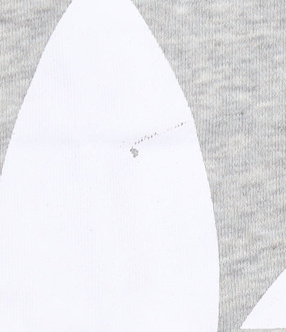 Additional view of Adidas boys’ grey logo pullover sweatshirt 13-14y long sleeve crew neck