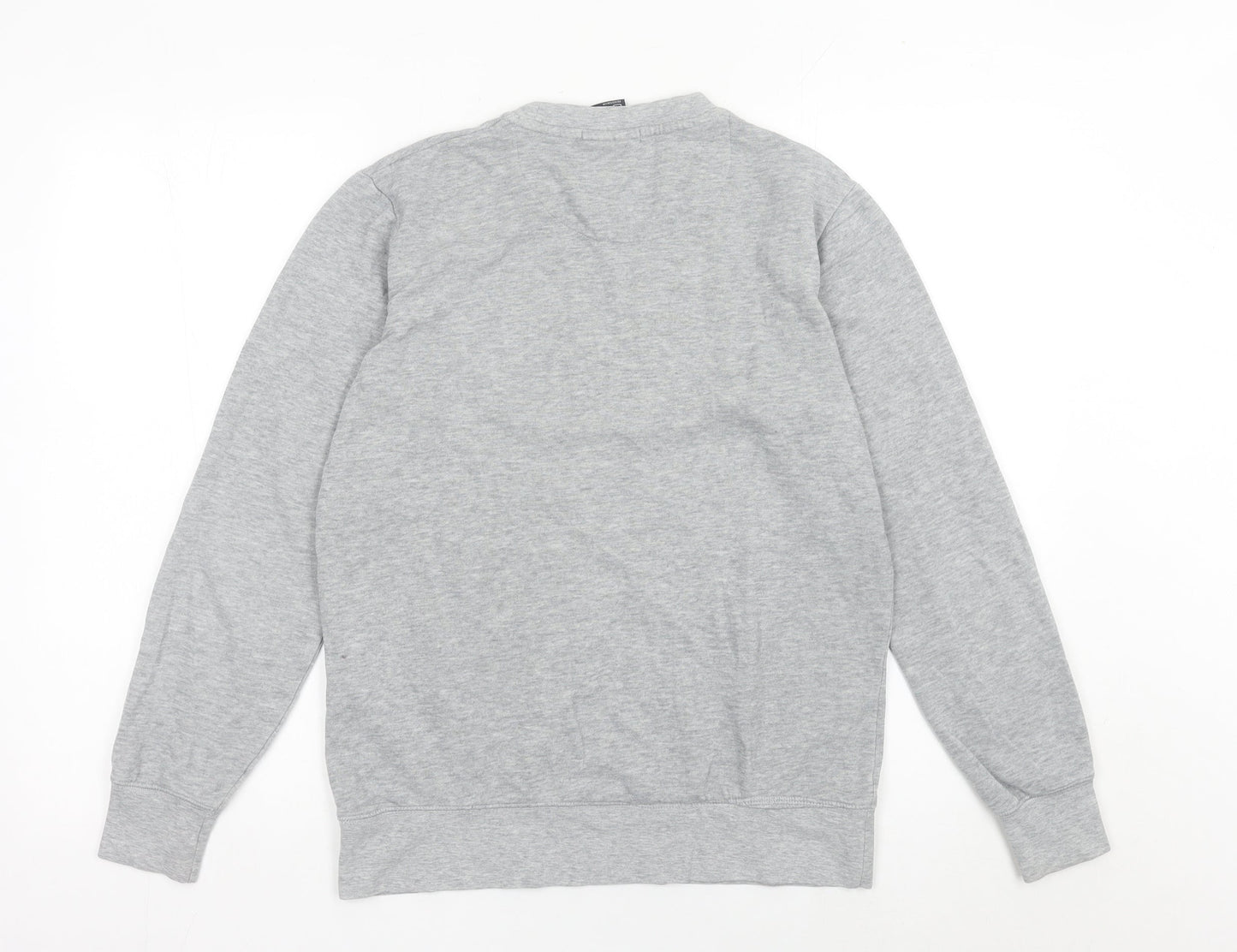 Smog Unisex Adults Grey Pullover Sweatshirt S Regular Fit