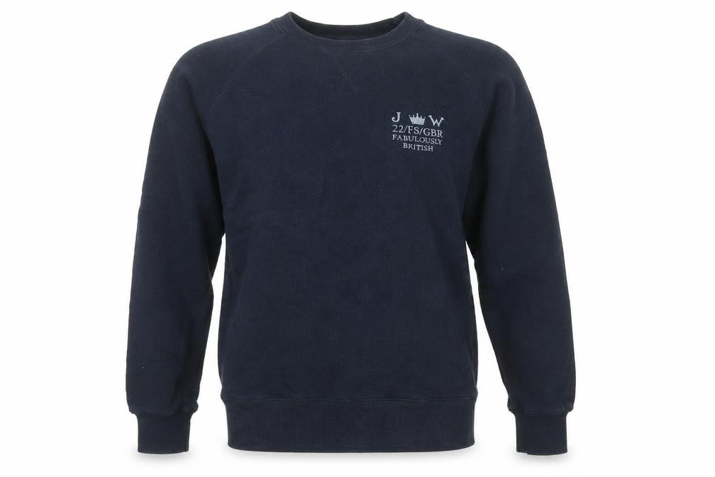 Jack Wills Mens Blue Small Pullover Sweatshirt Crew Neck Long Sleeve