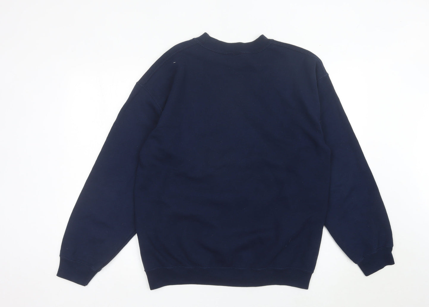 Disney Goofy Men's Blue Pullover Sweatshirt M Graphic Print