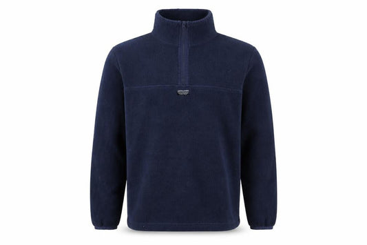 Jack & Jones Mens Blue Small Fleece Half Zip Jacket Regular Fit