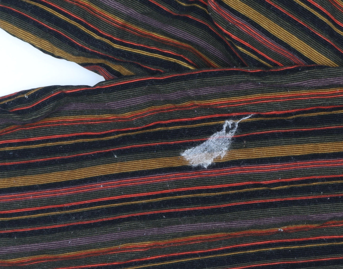One Way Men’s Multicoloured XL Striped Cotton Button-Up Shirt