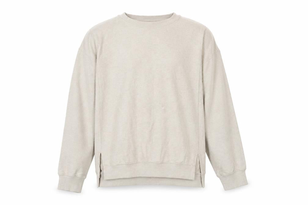 River Island Men’s Beige Relaxed Fit Crew Neck Sweatshirt Size M