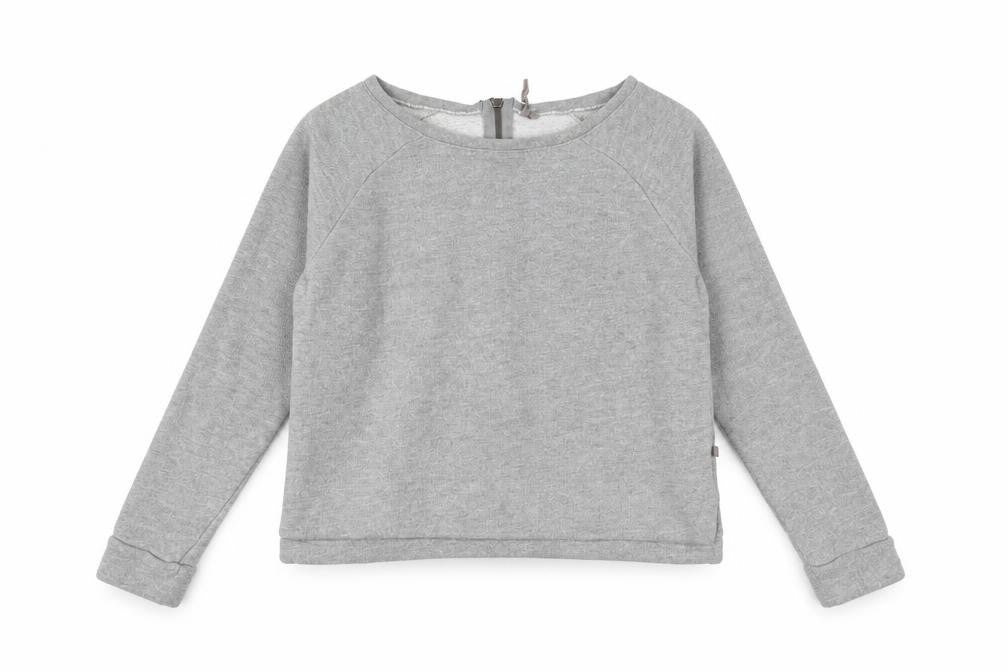 Sweaty Betty Women Grey Small Pullover Sweatshirt Zip Activewear