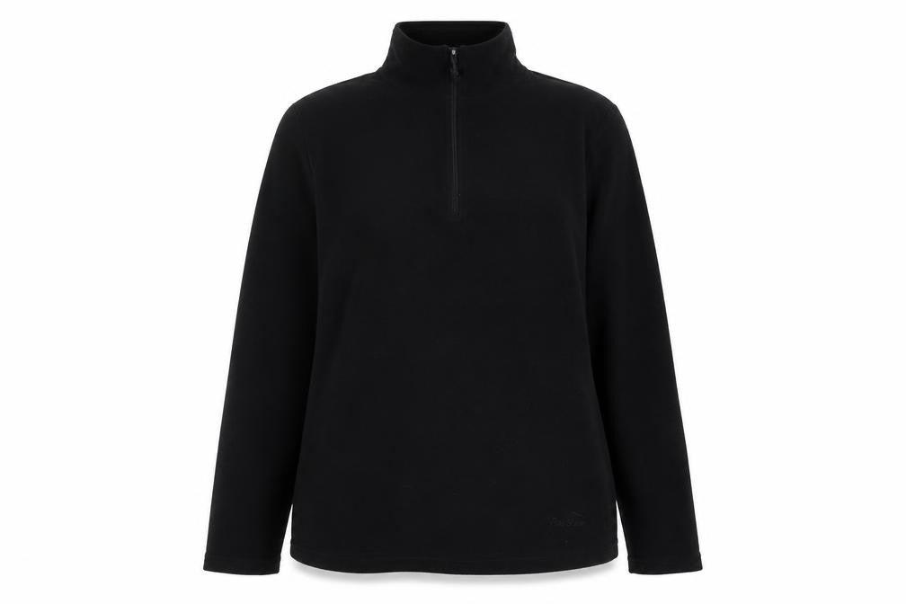 Peter Storm Womens Black Size 16 Fleece 1/2 Zip Jacket Outdoor Hiking