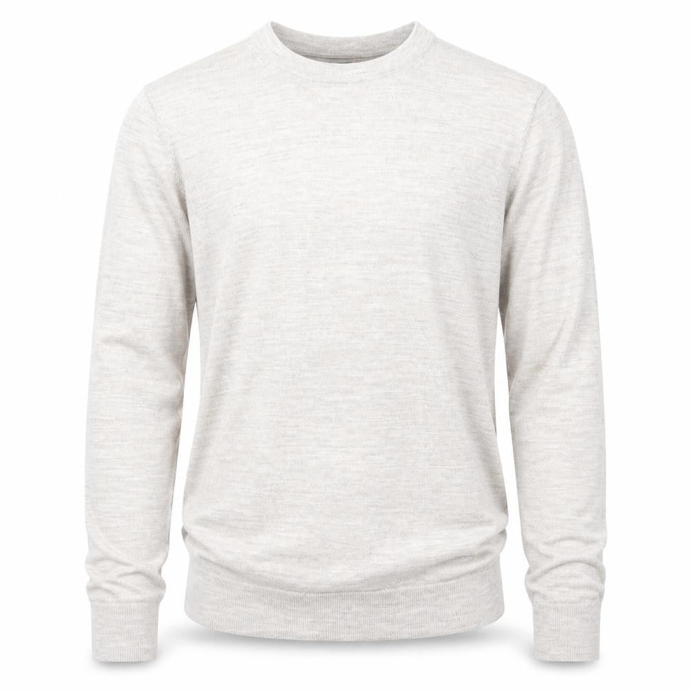 H&M Men’s Beige Wool Blend Crew Neck Jumper Size S
