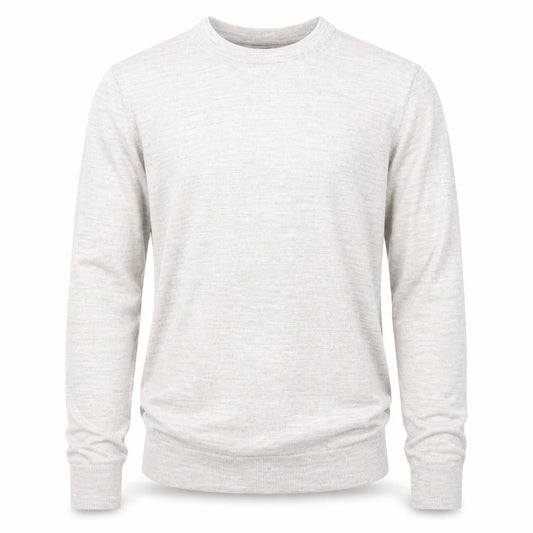 H&M Men’s Beige Wool Blend Crew Neck Jumper Size S