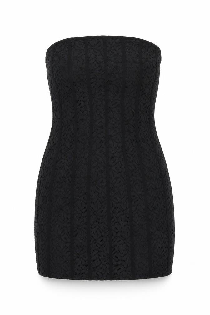 Kimchi Blue Women’s Black Strapless Lace Bodycon Dress Size M