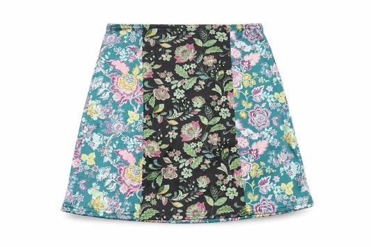 Urban Outfitters Women’s Multicoloured Floral A-Line Skirt Size S