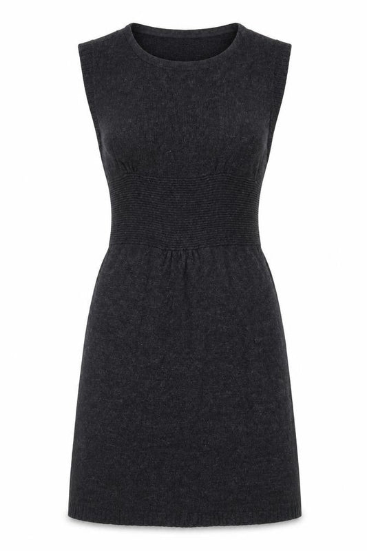 Stella Forest Womens Black Knit Sleeveless Bodycon Dress Size 12