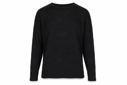 Next Womens Black Open-Knit Pullover Jumper Size 10