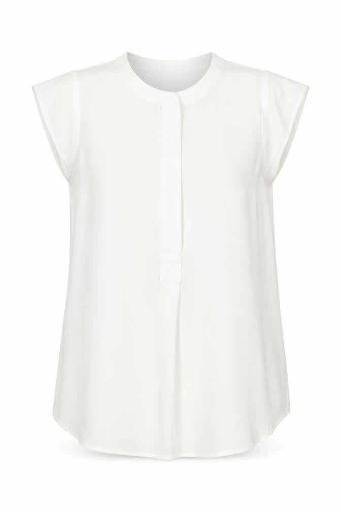 Paraphrase Women’s White Size 12 Blouse Short Sleeve Polyester