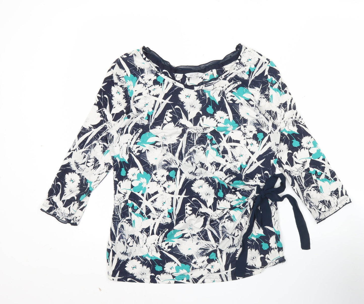 Marks and Spencer Per Una Womens Multicolour Floral Wrap Blouse Size 14