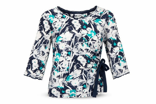 Marks and Spencer Per Una Womens Multicolour Floral Wrap Blouse Size 14