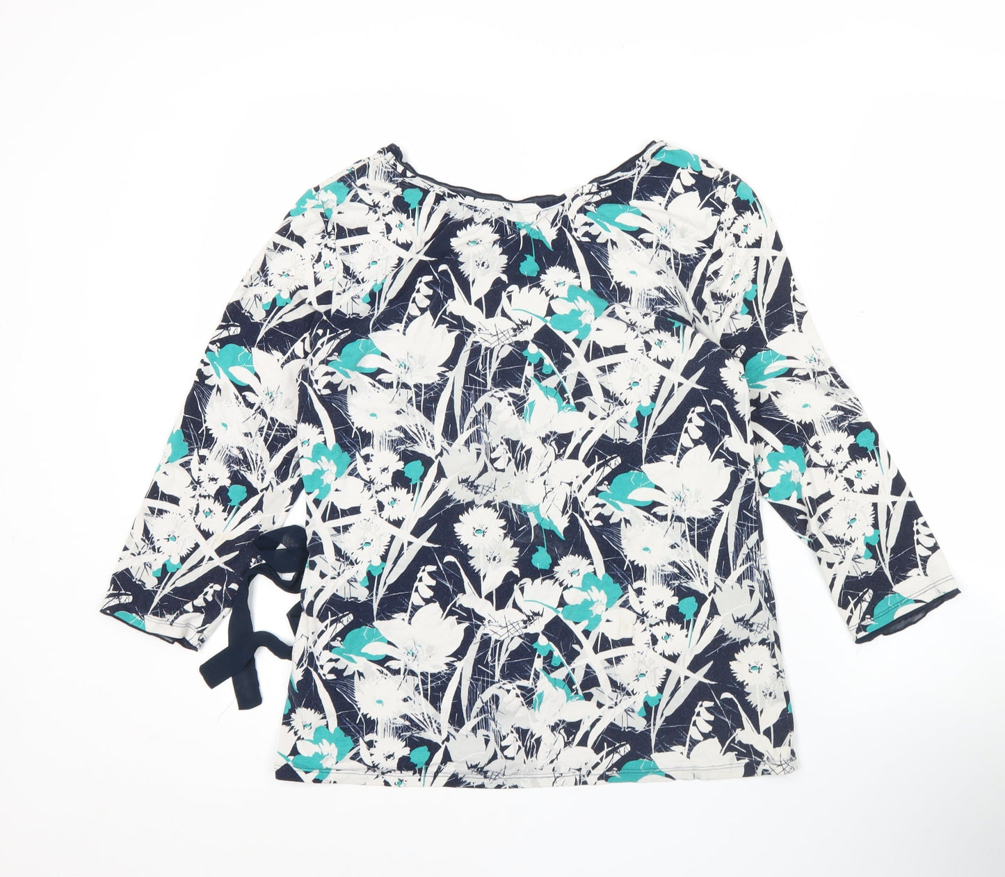 Marks and Spencer Per Una Womens Multicolour Floral Wrap Blouse Size 14