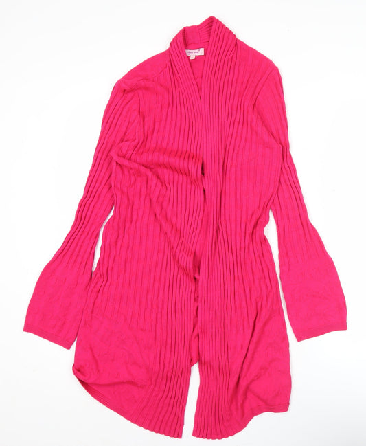 Marks and Spencer Women’s Pink Cardigan Size 12 Acrylic Viscose