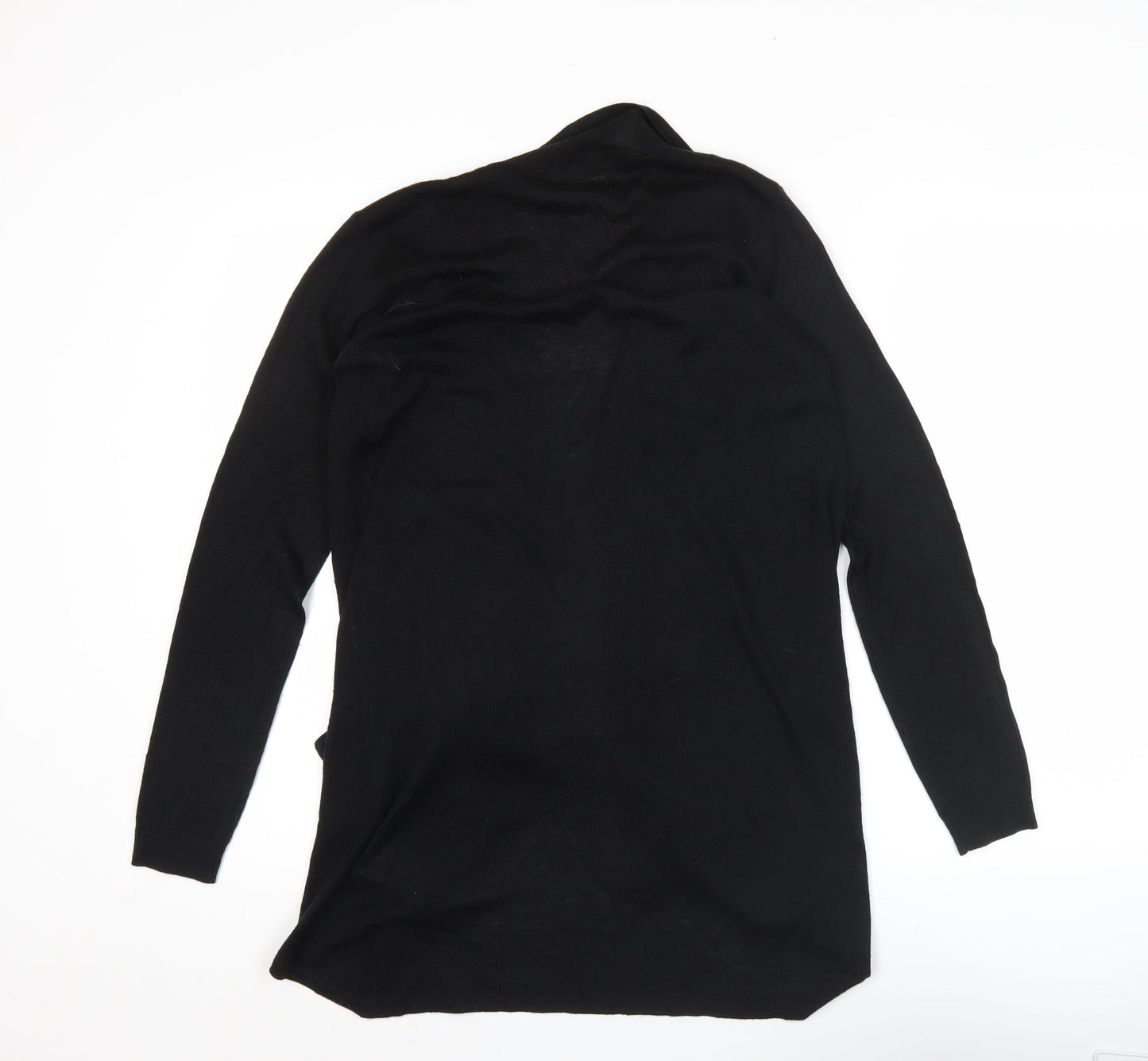Warehouse Women’s Black Long Sleeve Open Front Cardigan Size S