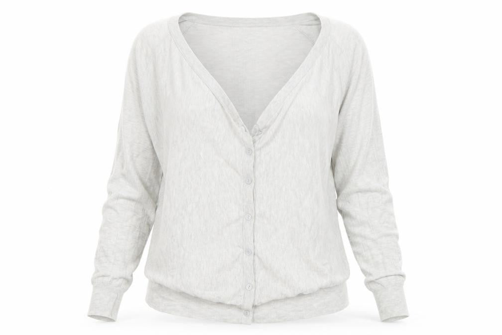 Crew Clothing Womens Grey Cardigan Size 12 V-Neck Long Sleeve