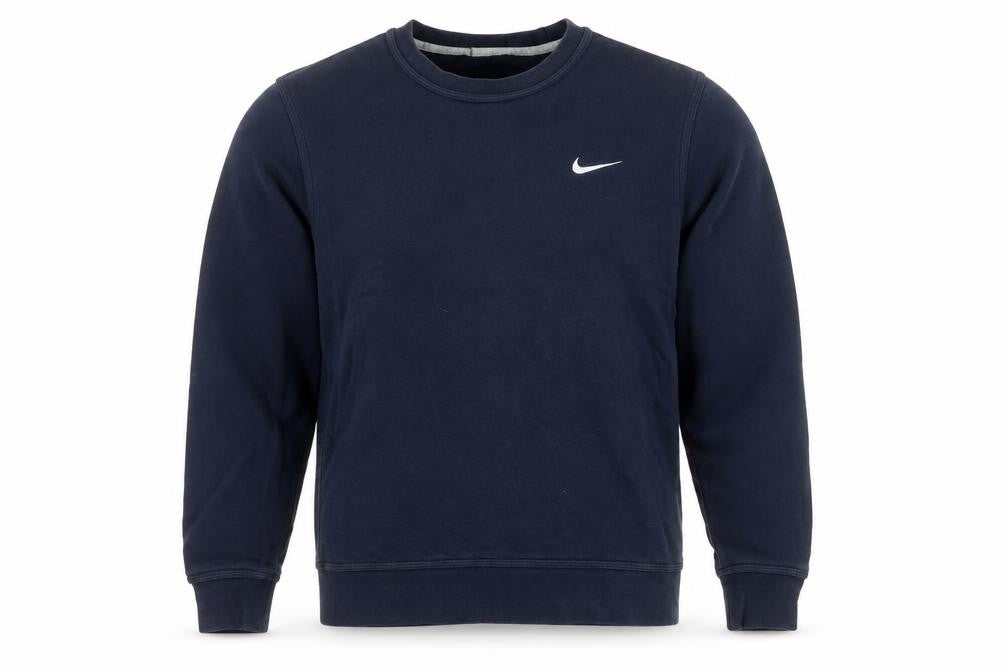Nike Men's Blue M Pullover Crew Neck Sweatshirt Logo Sportswear