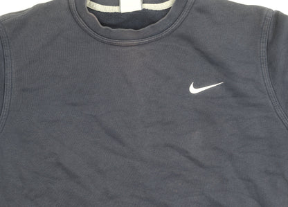 Nike Men's Blue M Pullover Crew Neck Sweatshirt Logo Sportswear