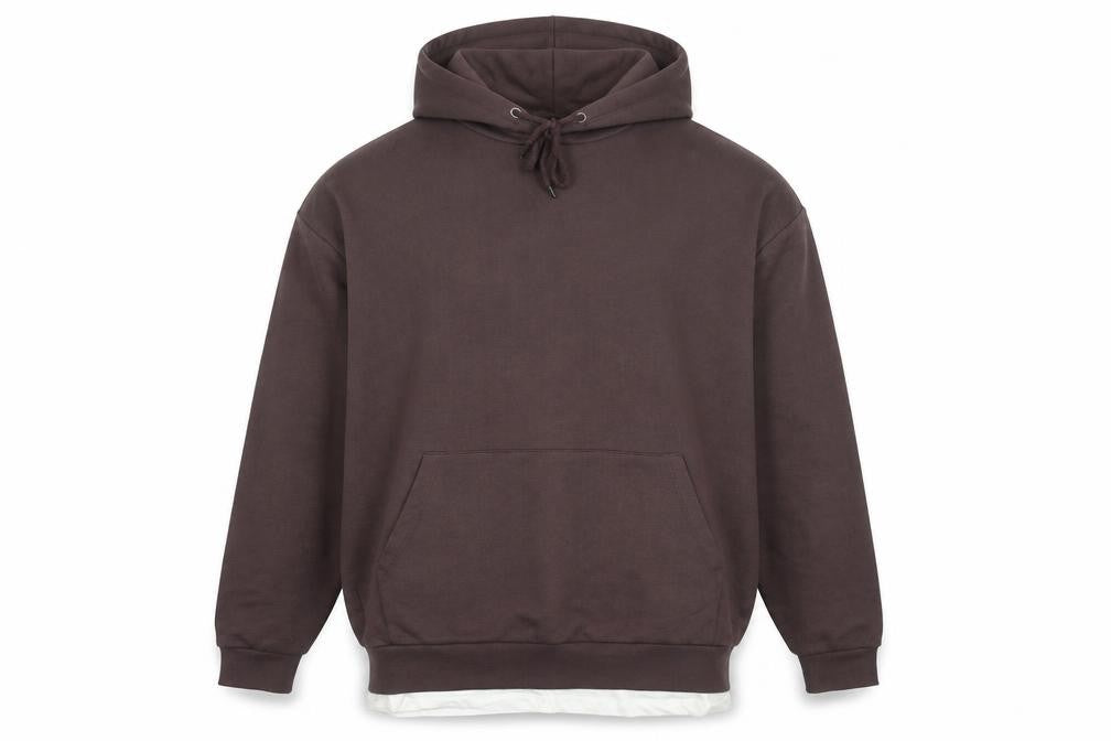 ASOS Mens Brown Pullover Hoodie Size S Regular Fit Long Sleeve