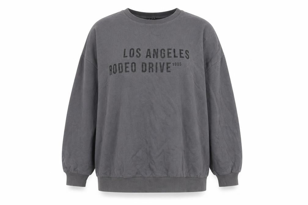 F&F Womens Grey XL Pullover Sweatshirt Los Angeles Graphic Print
