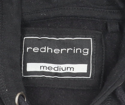 Additional view of Red Herring boys’ black medium hooded zip jacket cotton blend