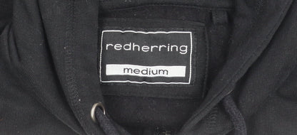 Additional view of Red Herring boys’ black medium hooded zip jacket cotton blend