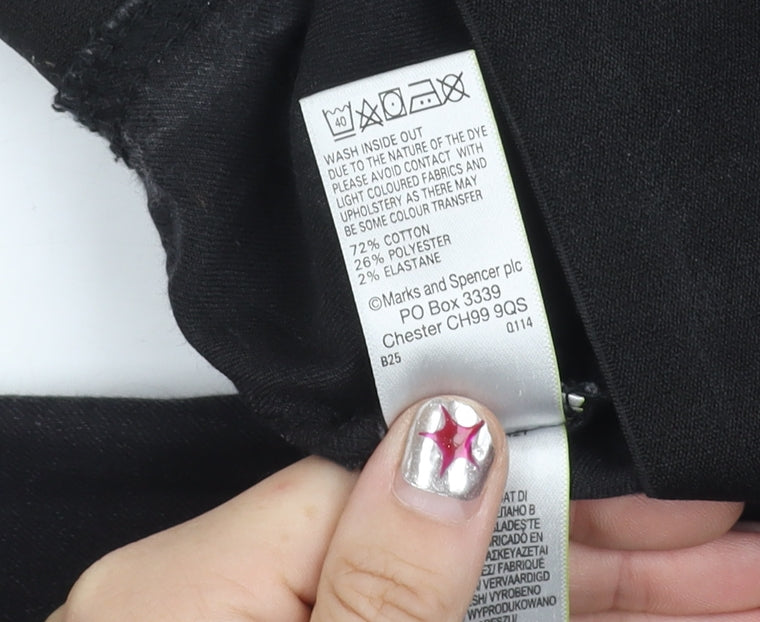 Marks and Spencer Women’s Black Skinny Slim Jeans Size 12