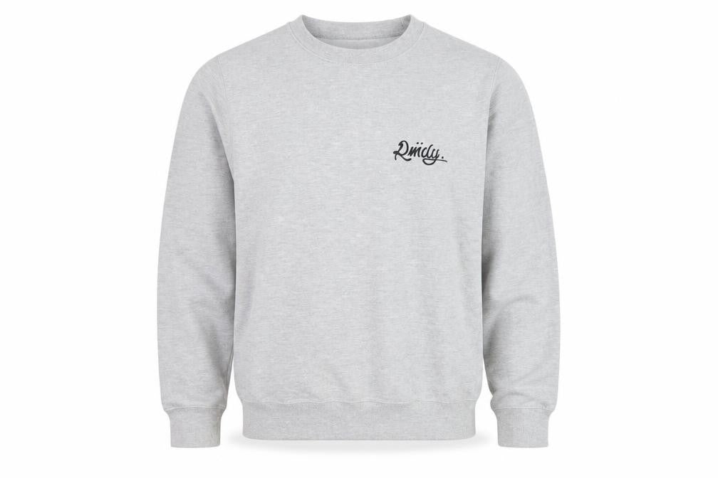 RMDY Men’s Grey Small Crew Neck Logo Sweatshirt Pullover